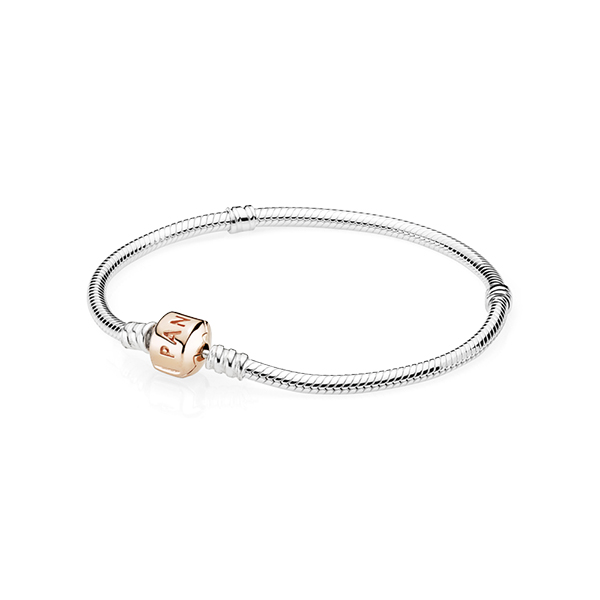 Moments Silver Bracelet with Pandora Rose Clasp