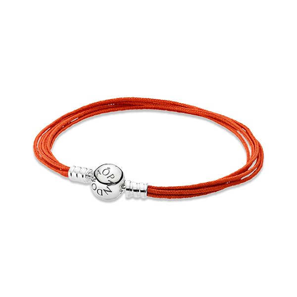 Moments Orange Multi-Strand Bracelet